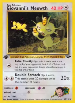Giovanni's Meowth, Gym Challenge 43