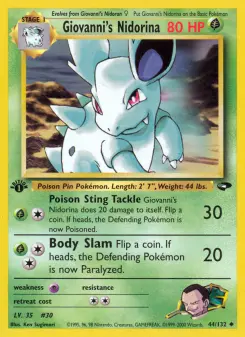 Giovanni's Nidorina, Gym Challenge 44