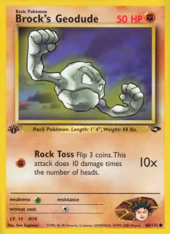 Brock's Geodude, Gym Challenge 68