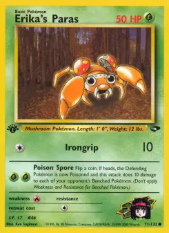 Erika's Paras, Gym Challenge 71