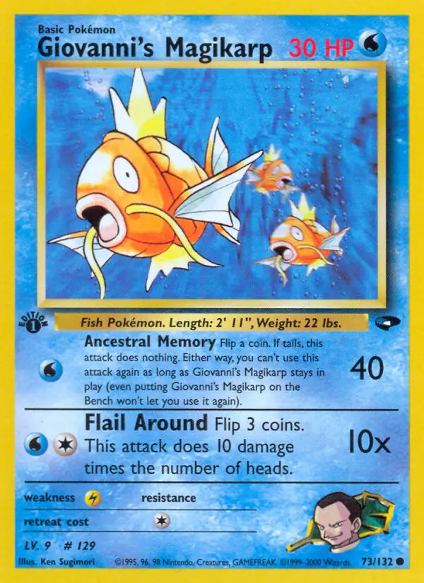 Giovanni's Magikarp, Gym Challenge 73
