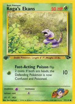 Koga's Ekans, Gym Challenge 77