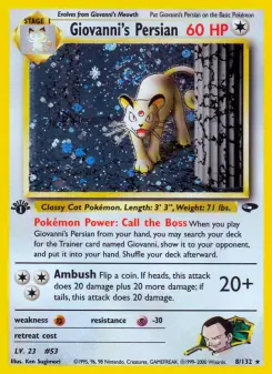 Giovanni's Persian, Gym Challenge 8