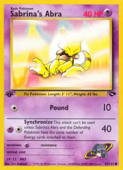 Sabrina's Abra, Gym Challenge 93