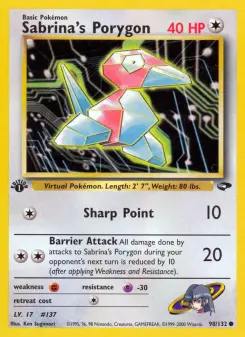 Sabrina's Porygon, Gym Challenge 98