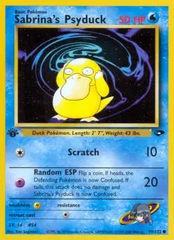 Sabrina's Psyduck, Gym Challenge 99