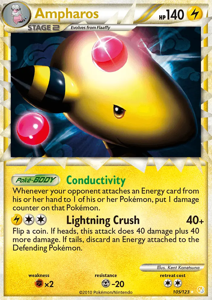 Ampharos, HeartGold SoulSilver 105