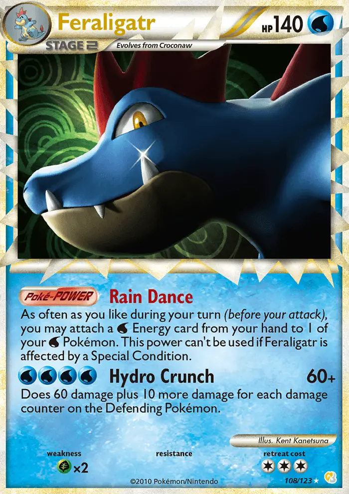 Feraligatr, HeartGold SoulSilver 108