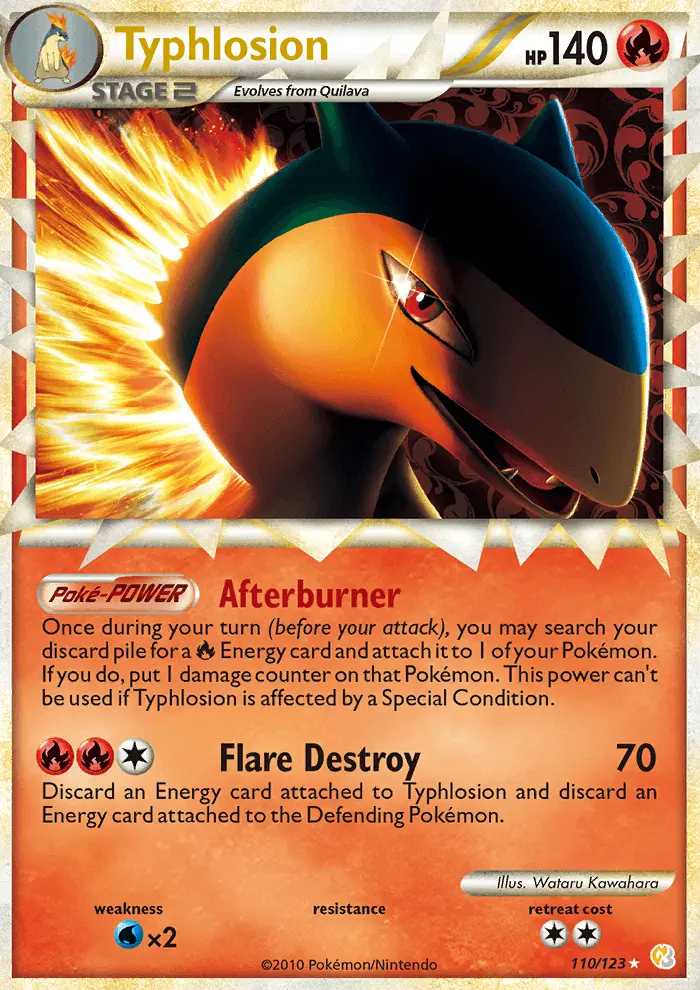 Typhlosion, HeartGold SoulSilver 110