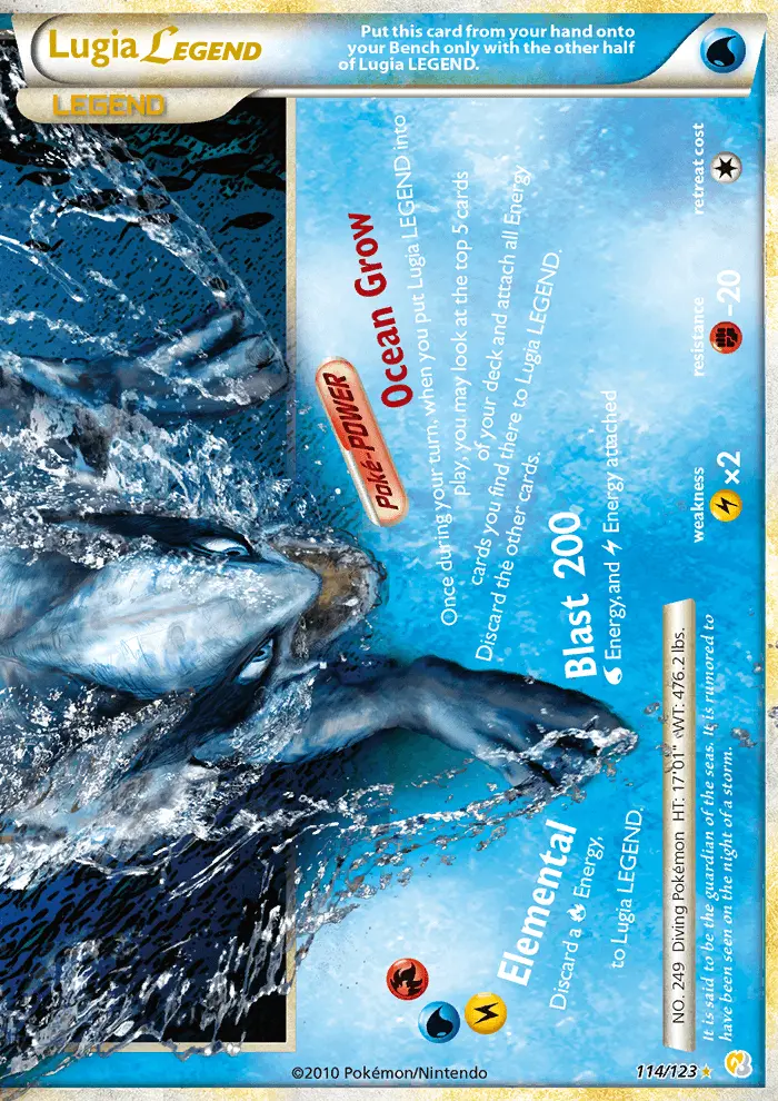 Lugia LEGEND, HeartGold SoulSilver 114