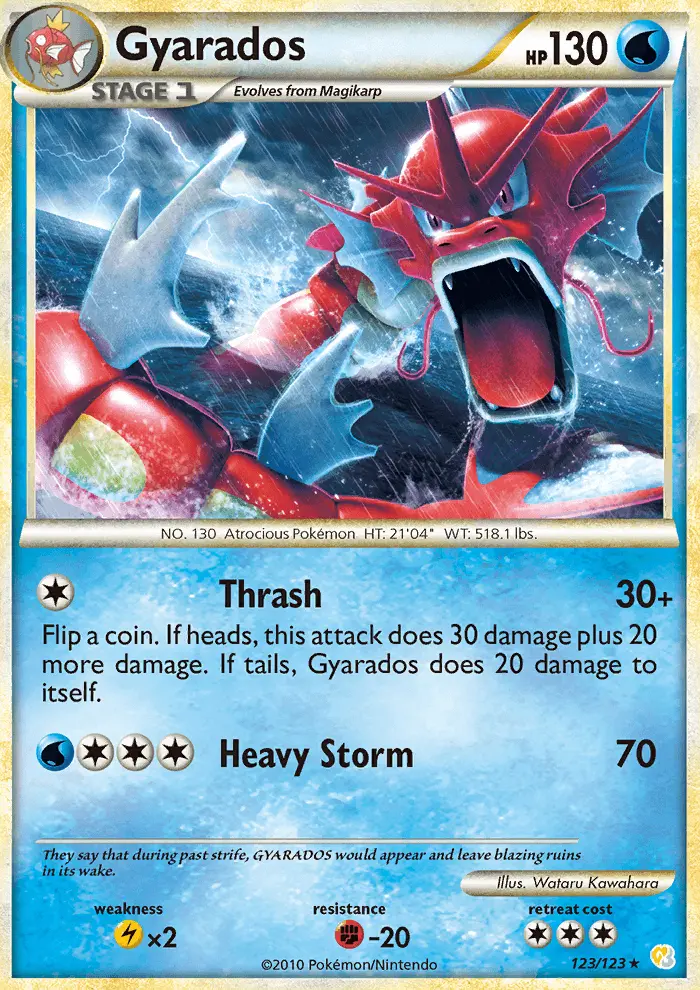 Gyarados, HeartGold SoulSilver 123