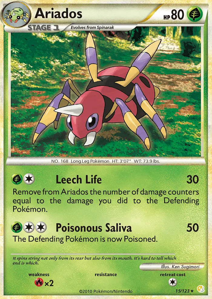 Ariados, HeartGold SoulSilver 15