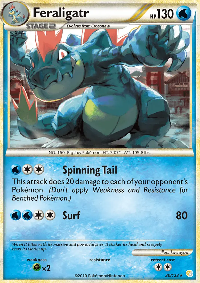 Feraligatr, HeartGold SoulSilver 20