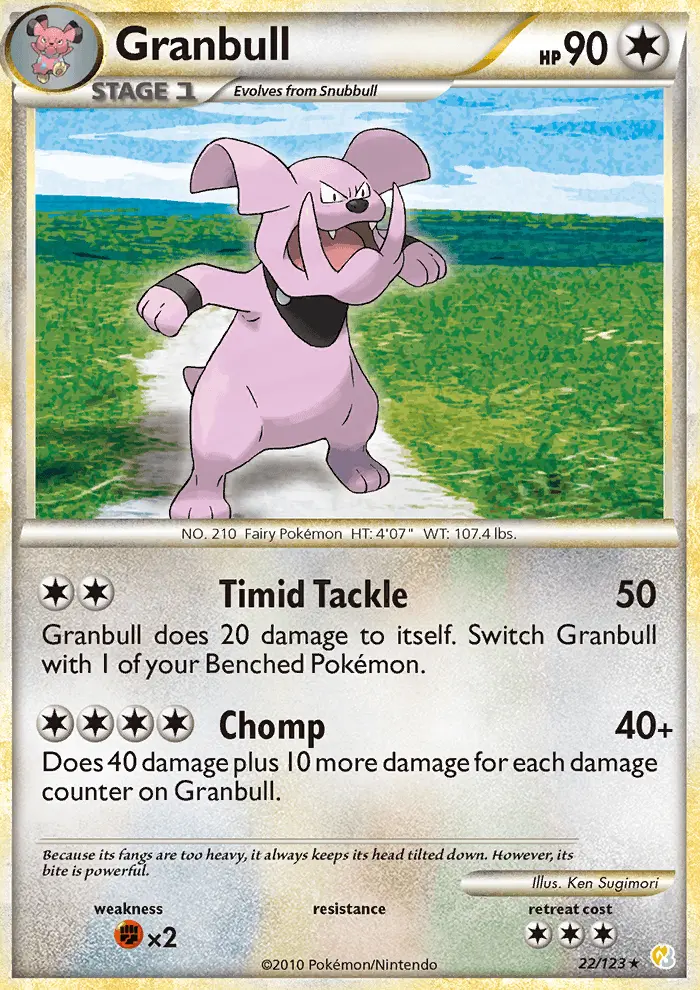 Granbull, HeartGold SoulSilver 22