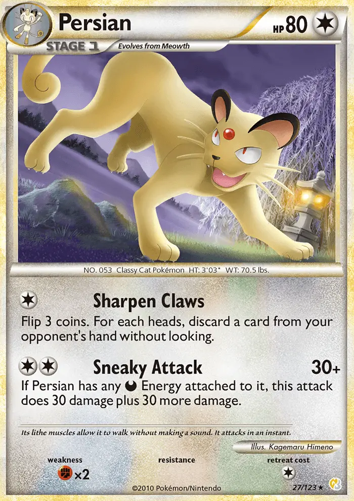 Persian, HeartGold SoulSilver 27