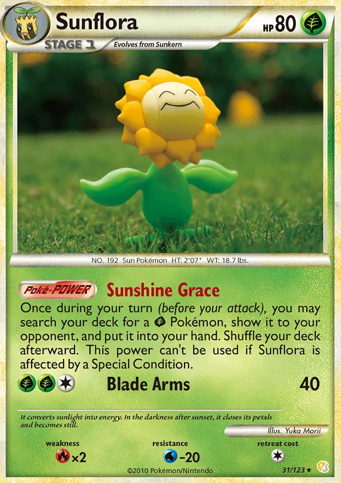 Sunflora, HeartGold SoulSilver 31