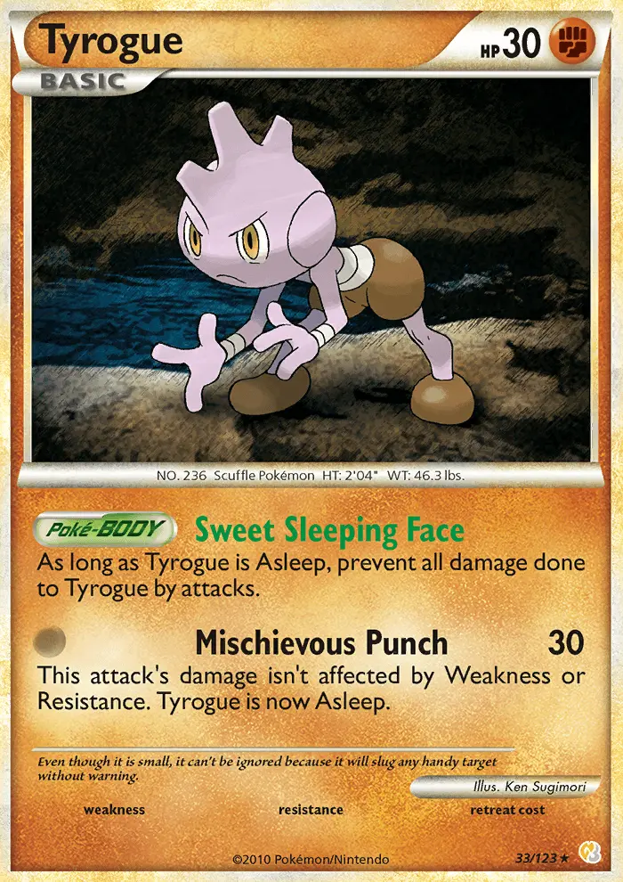 Tyrogue, HeartGold SoulSilver 33