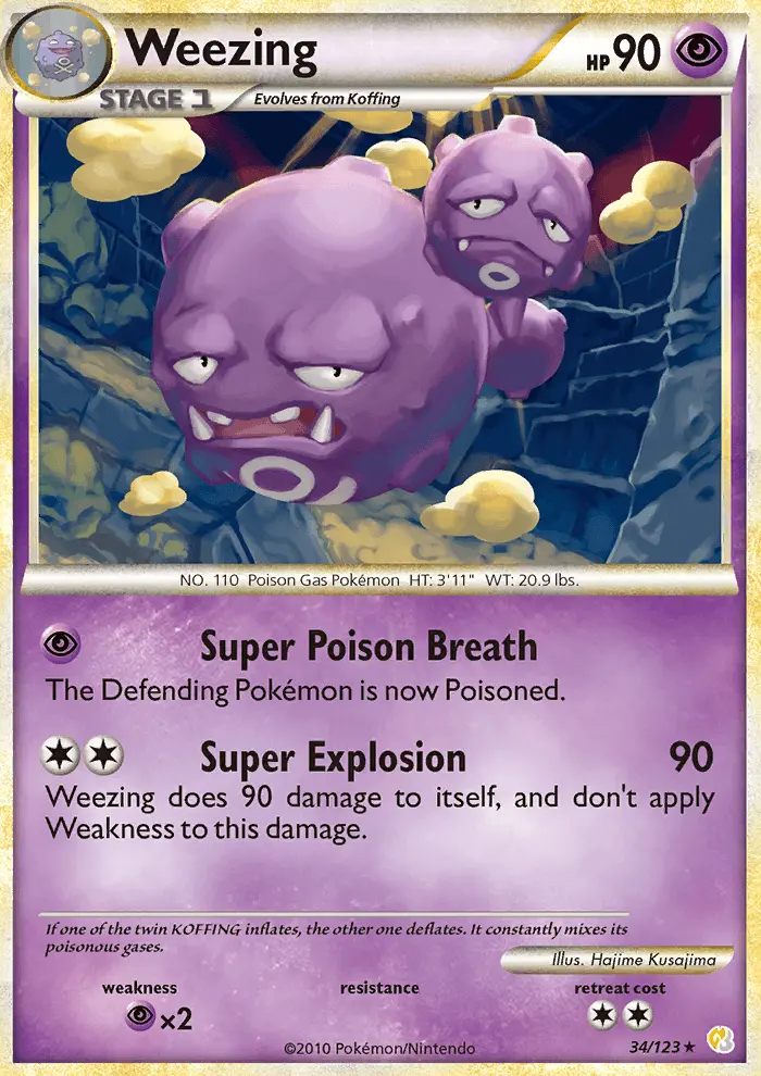 Weezing, HeartGold SoulSilver 34
