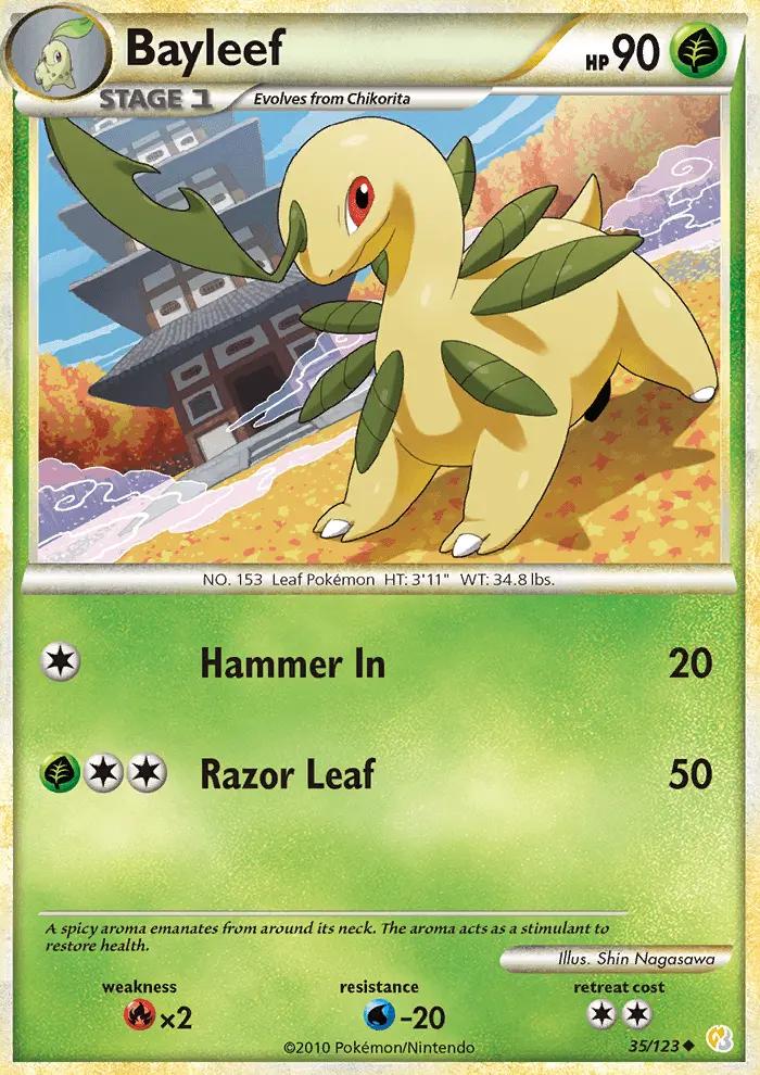 Bayleef, HeartGold SoulSilver 35