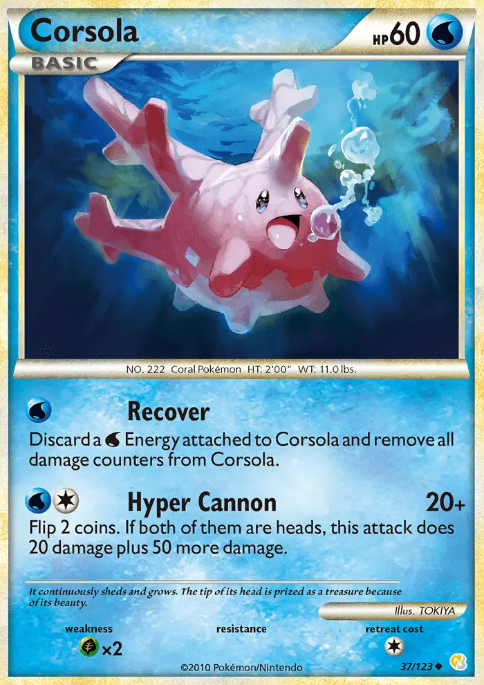 Corsola, HeartGold SoulSilver 37