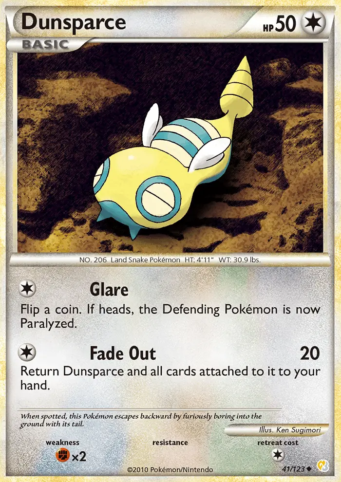 Dunsparce, HeartGold SoulSilver 41