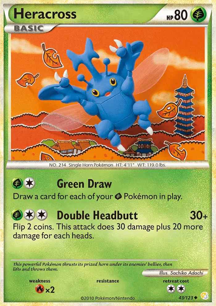 Heracross, HeartGold SoulSilver 43