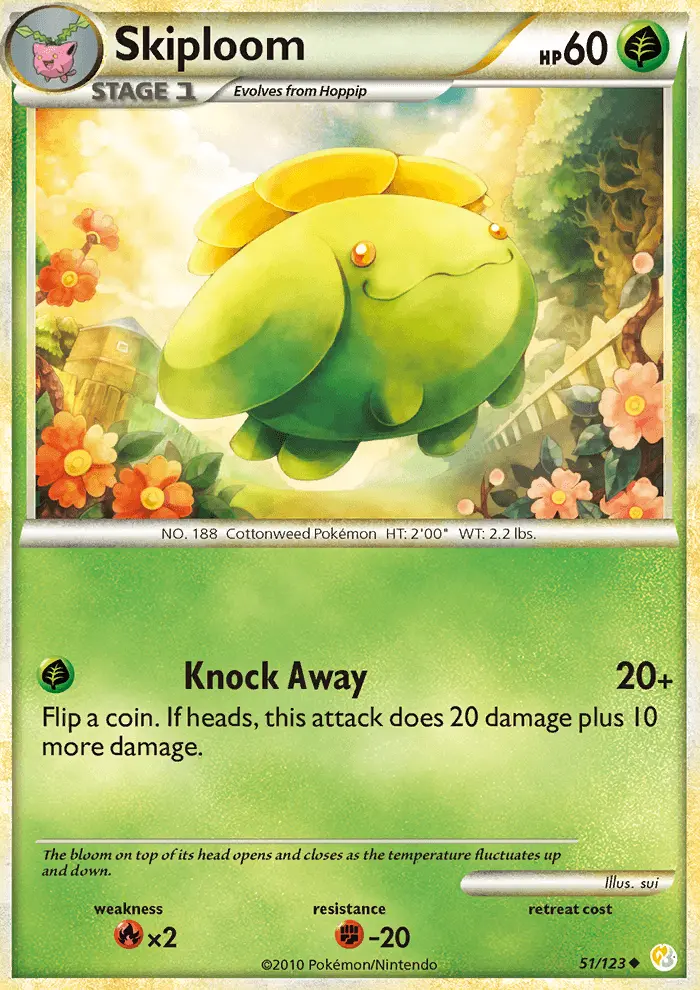 Skiploom, HeartGold SoulSilver 51
