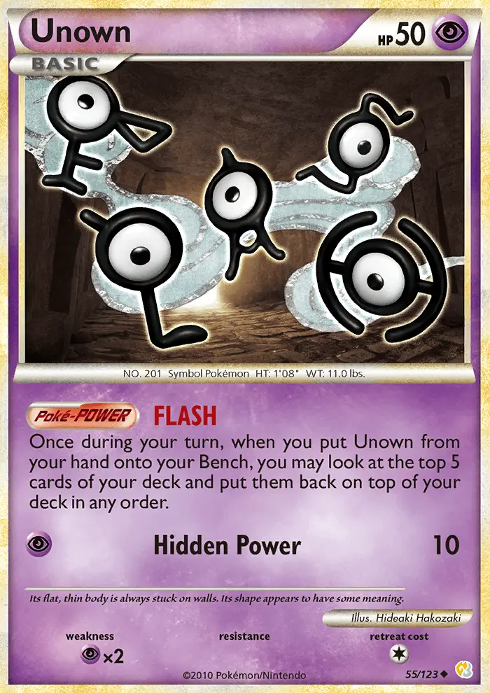 Unown, HeartGold SoulSilver 55