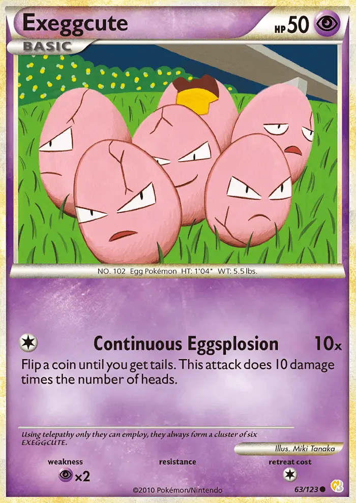 Exeggcute, HeartGold SoulSilver 63