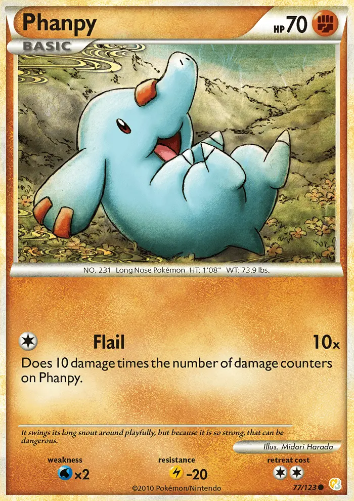 Phanpy, HeartGold SoulSilver 77