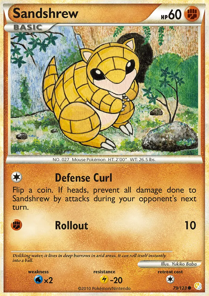 Sandshrew, HeartGold SoulSilver 79