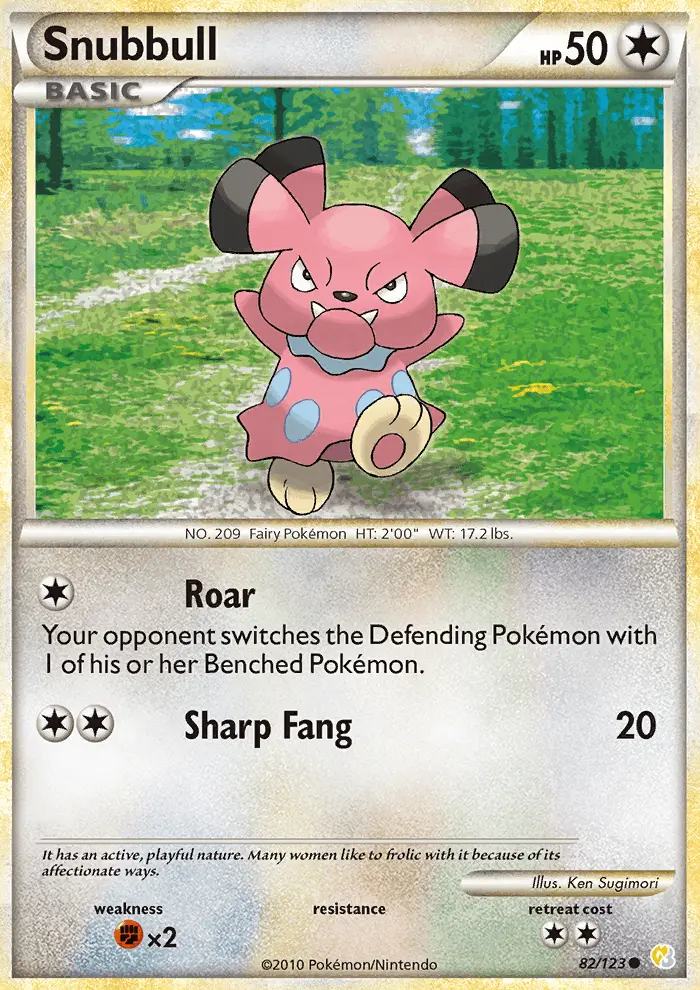Snubbull, HeartGold SoulSilver 82