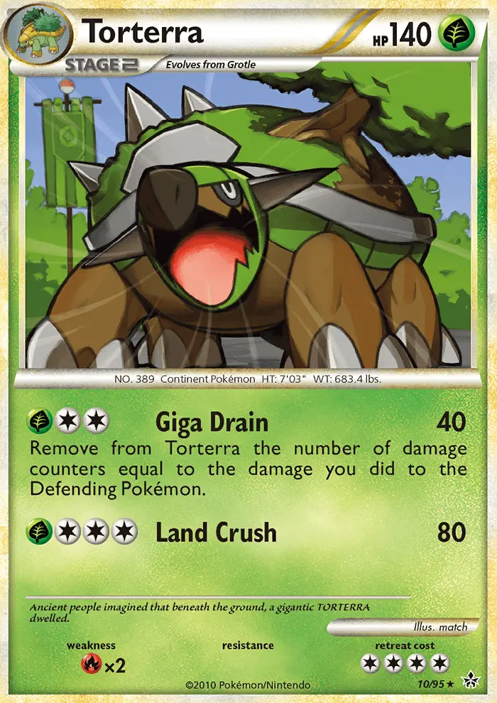 Torterra, Unleashed 10