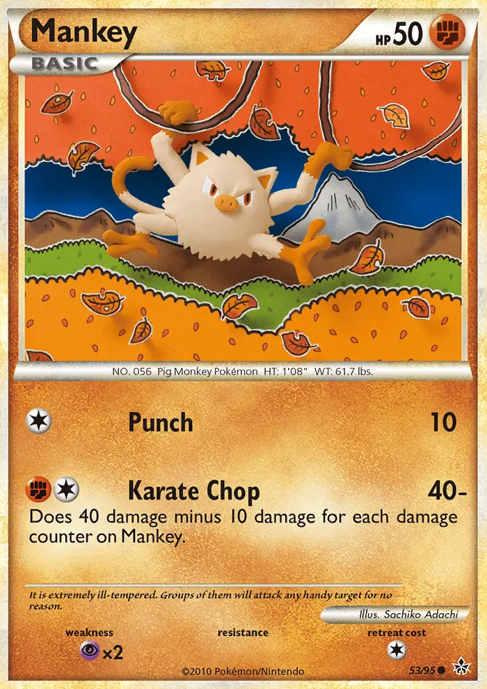 Mankey, Unleashed 53