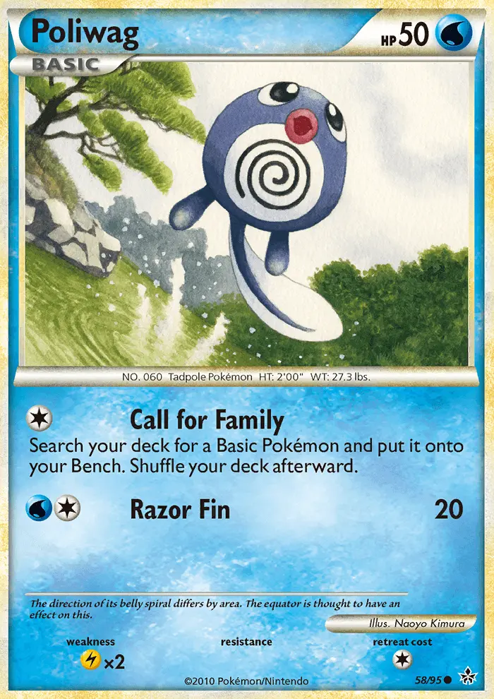 Poliwag, Unleashed 58