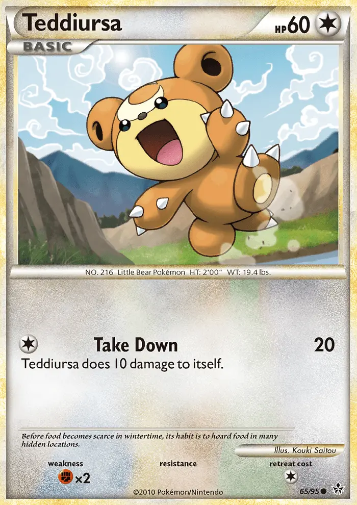Teddiursa, Unleashed 65