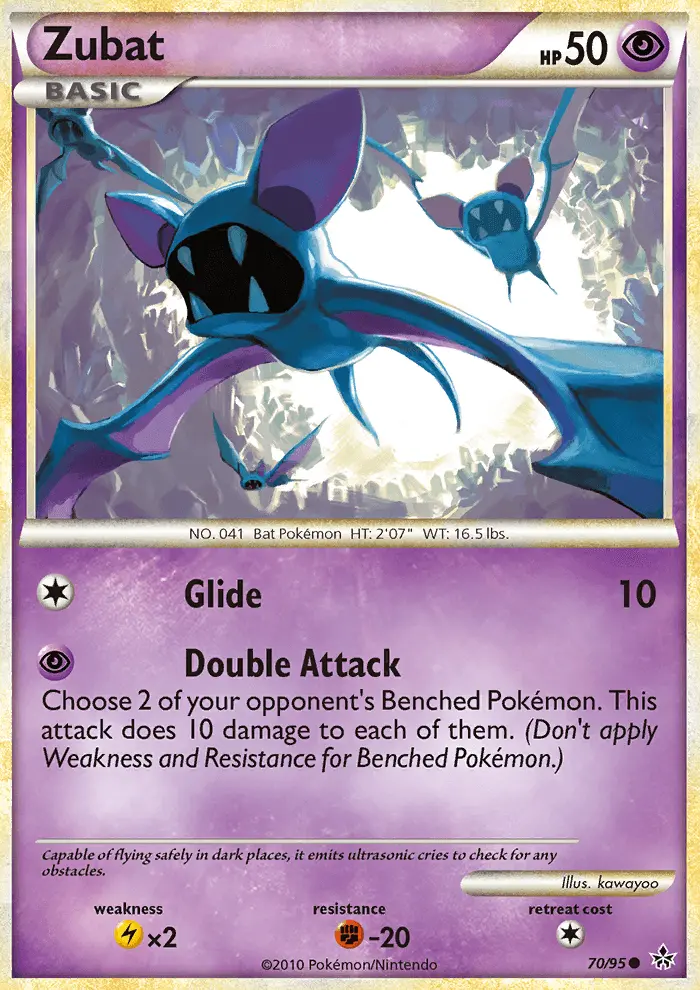 Zubat, Unleashed 70