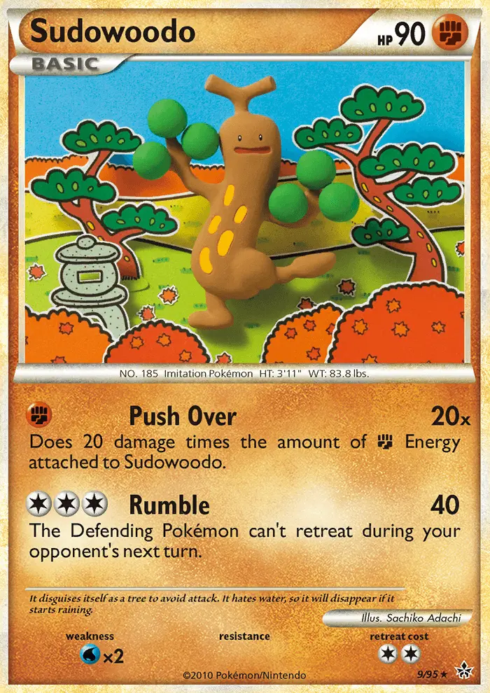 Sudowoodo, Unleashed 9