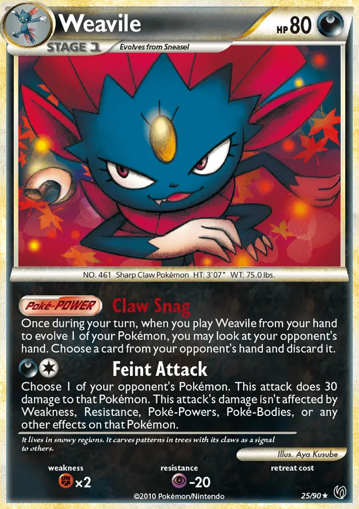 Weavile, Undaunted 25