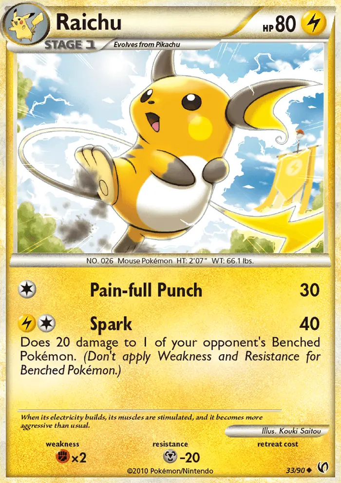 Raichu, Undaunted 33
