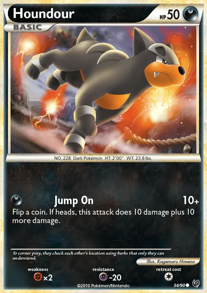 Houndour, Undaunted 54