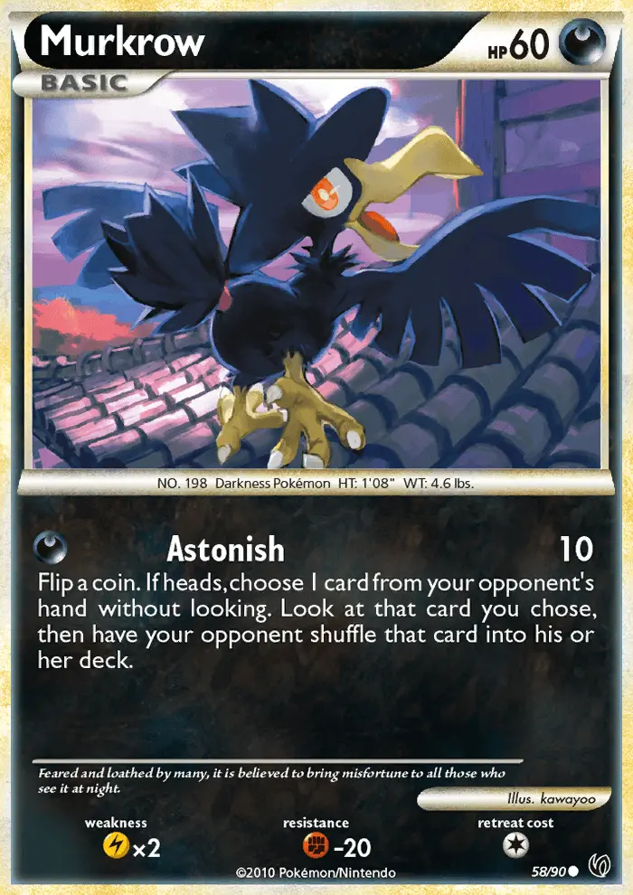 Murkrow, Undaunted 58