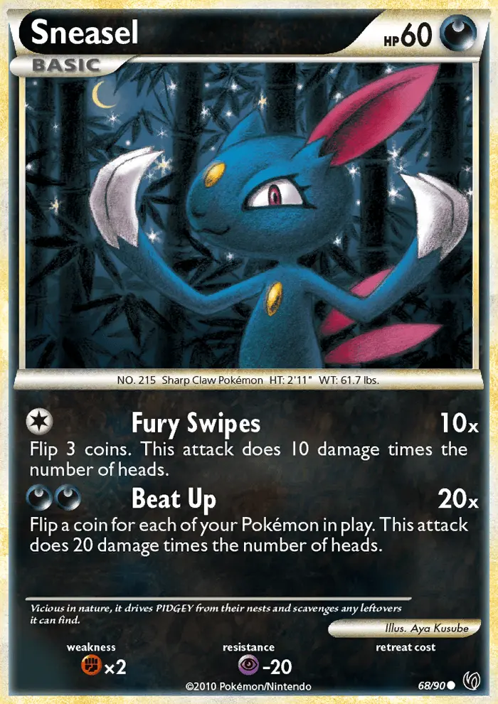 Sneasel, Undaunted 68