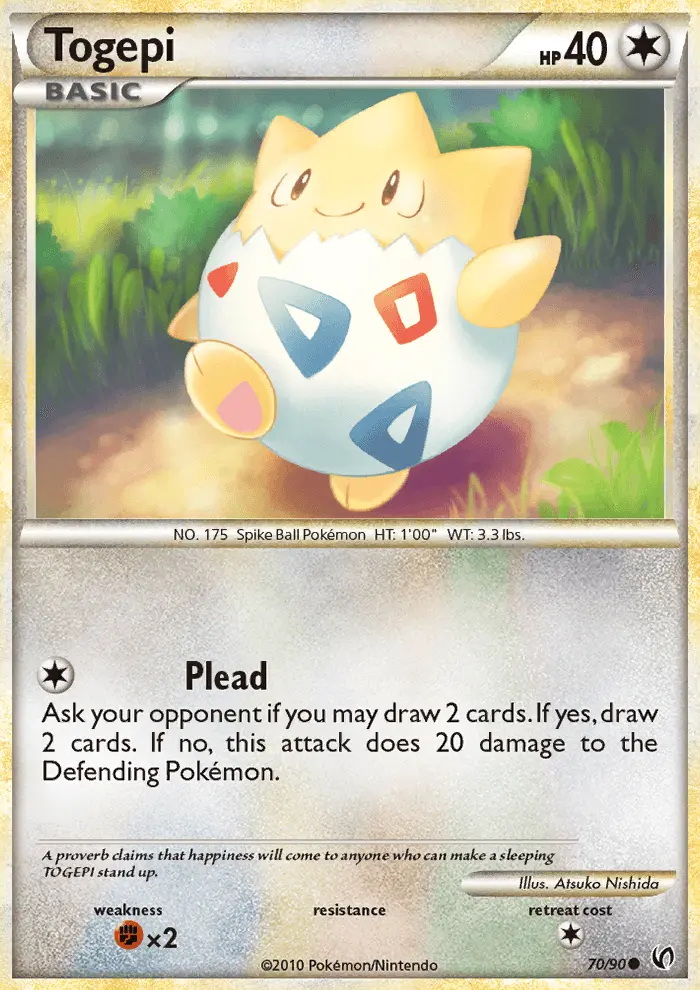 Togepi, Undaunted 70