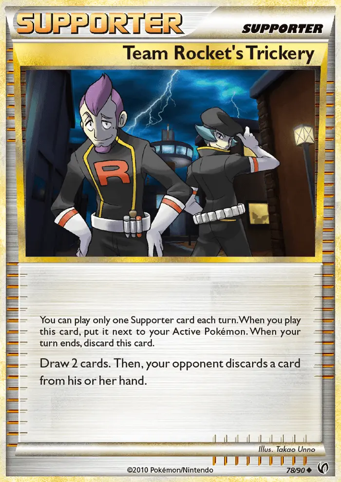 Team Rocket’s Trickery, Undaunted 78