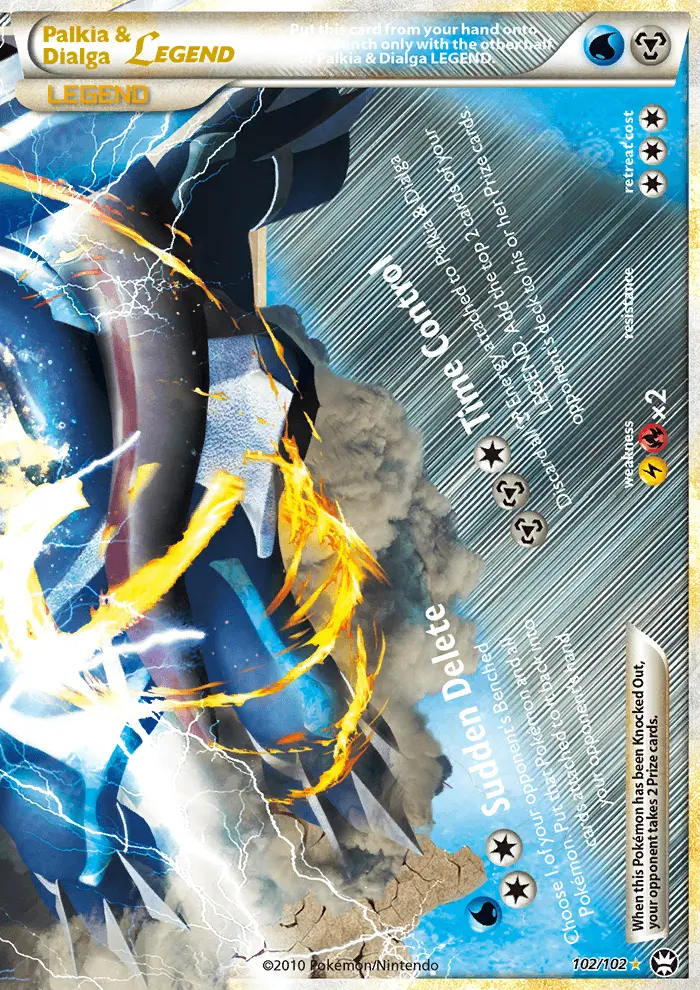 Palkia & Dialga LEGEND, Triumphant 102