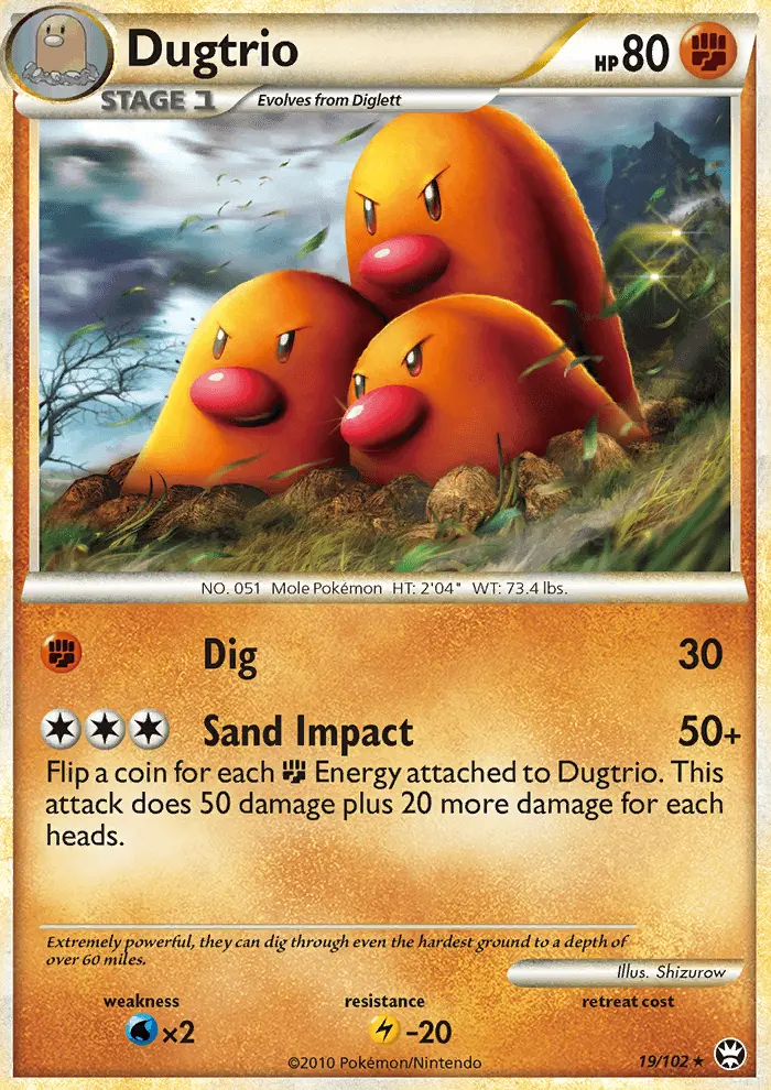 Dugtrio, Triumphant 19