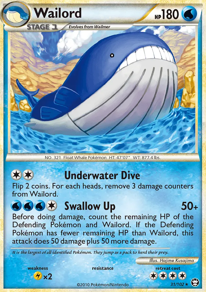Wailord, Triumphant 31