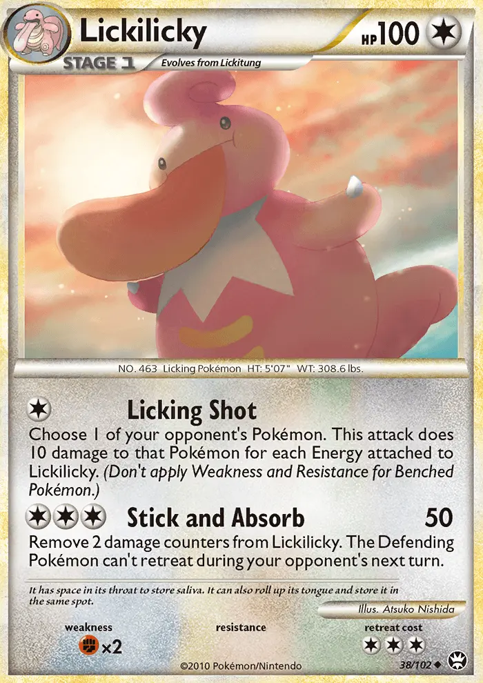 Lickilicky, Triumphant 38