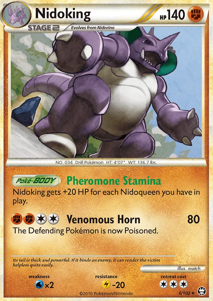 Nidoking, Triumphant 6